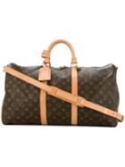 Louis Vuitton Vintage Keepall Bandouliere 50 Duffle Bag - Brown