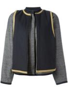 Versace Pre-owned Contrast Layer Jacket - Grey