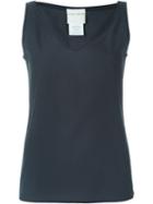 Stephan Schneider V-neck Top, Women's, Size: S, Blue, Cotton/viscose