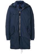 Stone Island Shadow Project Classic Zip-up Parka - Blue