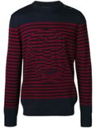 Alexander Mcqueen Skull Knit Jumper - Blue