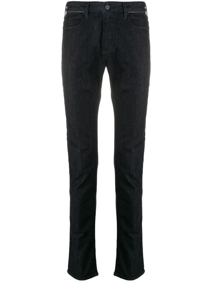 Emporio Armani Five Pocket Design Jeans - Blue