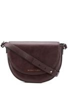 Brunello Cucinelli Half Moon Shoulder Bag - Red