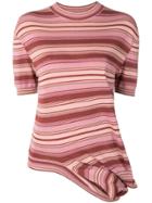 Marni Striped Knit Top - Pink