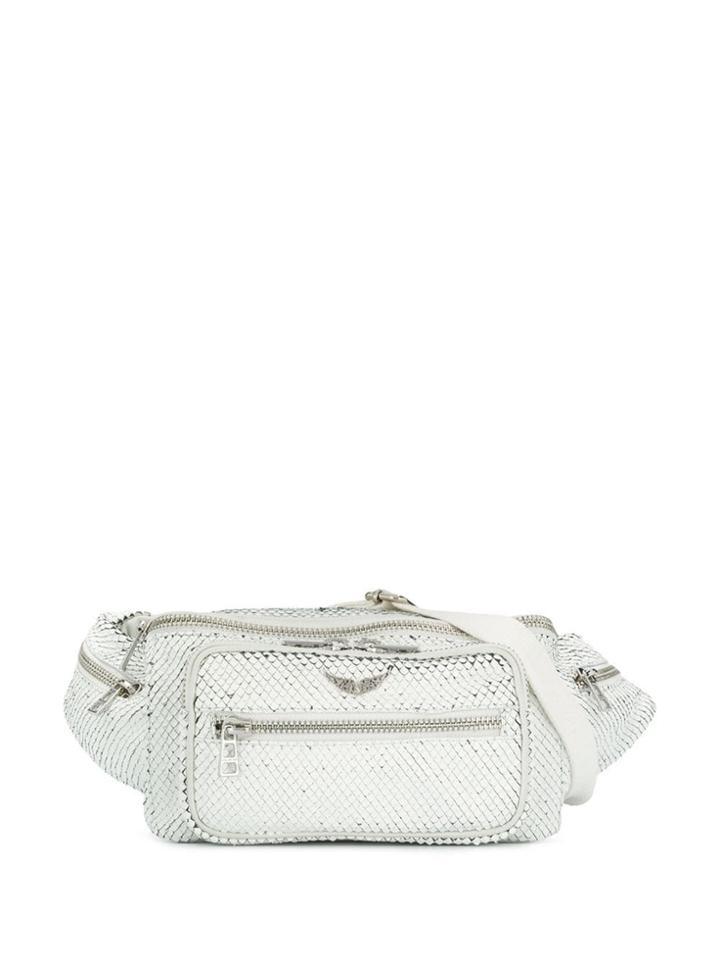 Zadig & Voltaire Fashion Show Banane Keith Belt Bag - White
