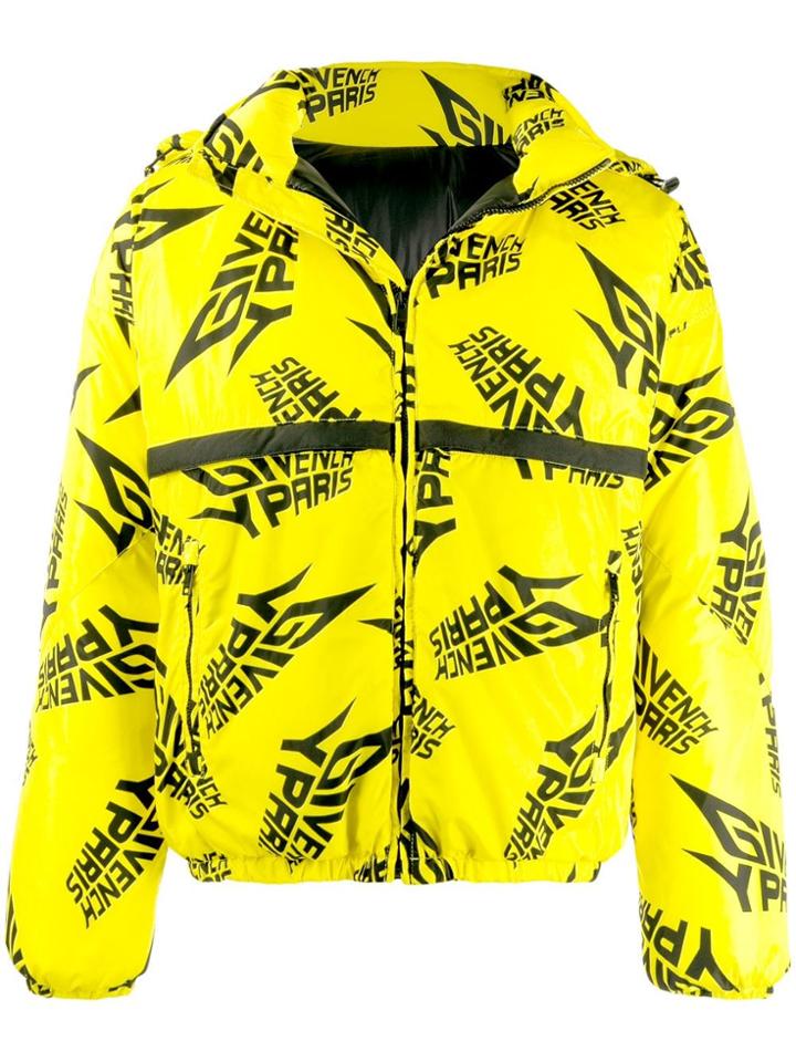 Givenchy Printed Puffer Jacket - Yellow