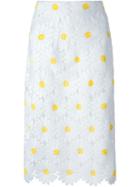Dolce & Gabbana Daisy Embroidered Skirt