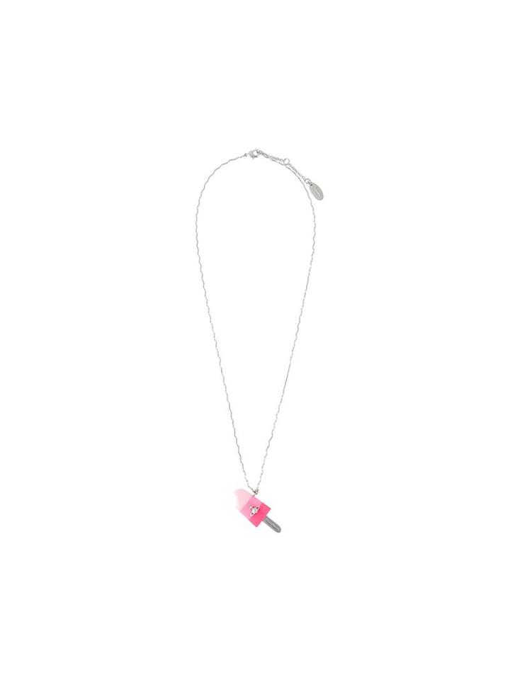 Vivienne Westwood Holly Pendant Necklace, Women's, Pink/purple, Brass
