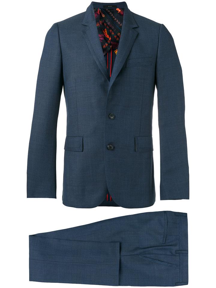 Paul Smith London Two-piece Suit, Men's, Size: 44, Blue, Wool/viscose