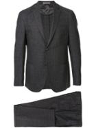Corneliani Plaid Two-piece Suit - Brown