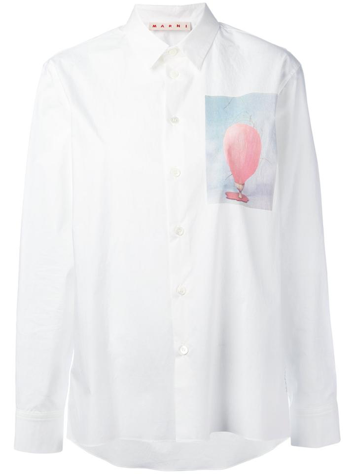 Marni Balloon Print Shirt - White