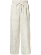 Loewe Loose Fit Trousers, Men's, Size: Medium, Nude/neutrals, Cotton/ramie