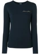 Armani Jeans Long-sleeved Top - Blue
