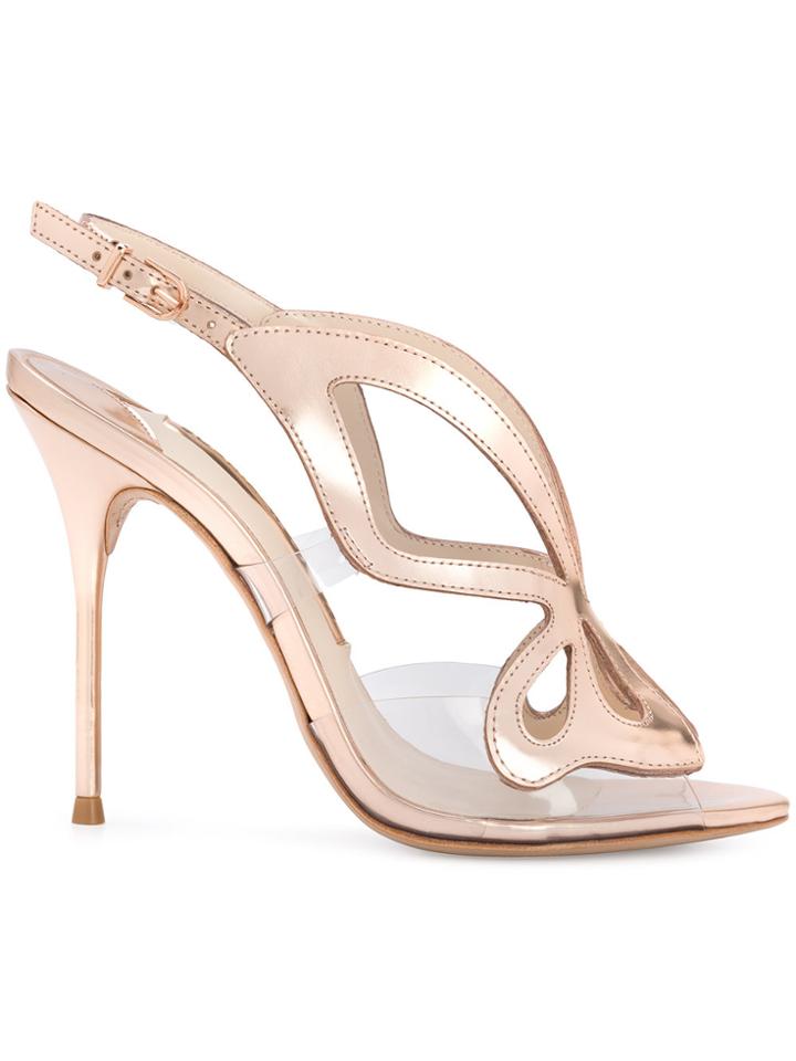 Sophia Webster Laser Cut Sandals - Metallic