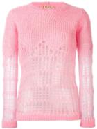 Nº21 Distressed Detail Jumper - Pink