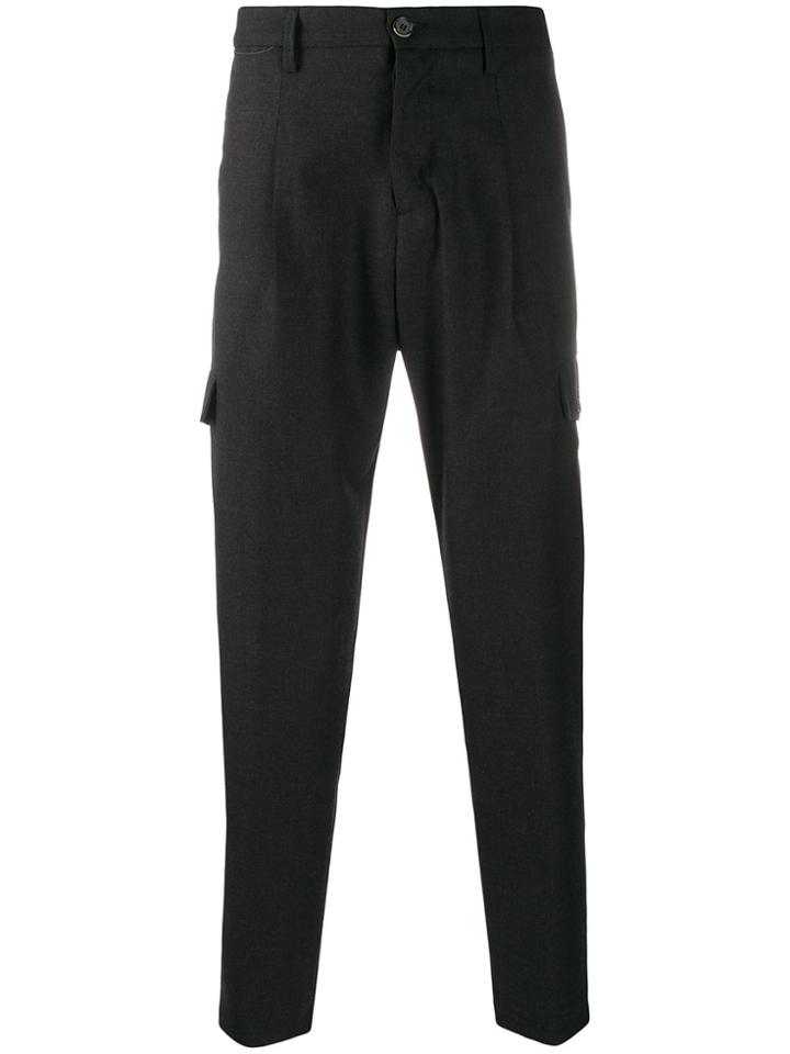 Al Duca D'aosta 1902 Flannel Cargo Pants - Blue
