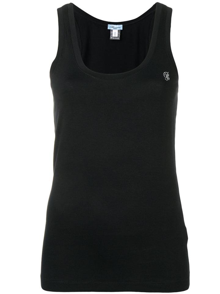 Blumarine Scoop Neck Vest - Black