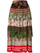 Gucci Acid Bloom Print Plissé Skirt - Multicolour
