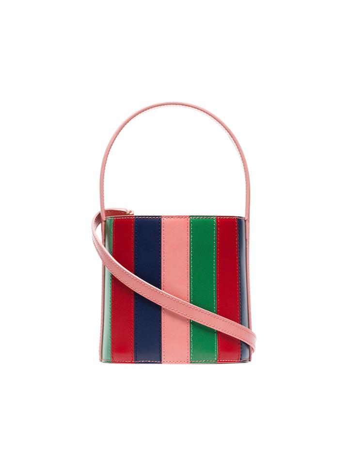 Staud Multicoloured Bisset Leather Bucket Bag - Unavailable