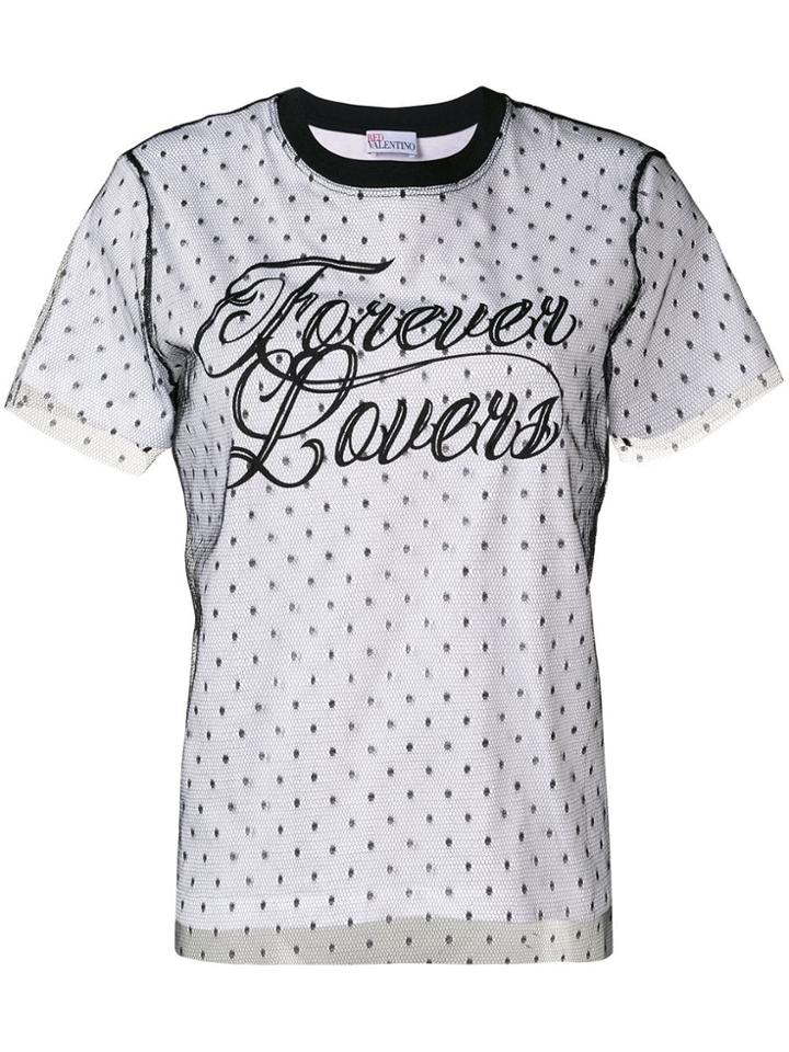 Red Valentino Forever Lovers T-shirt - White