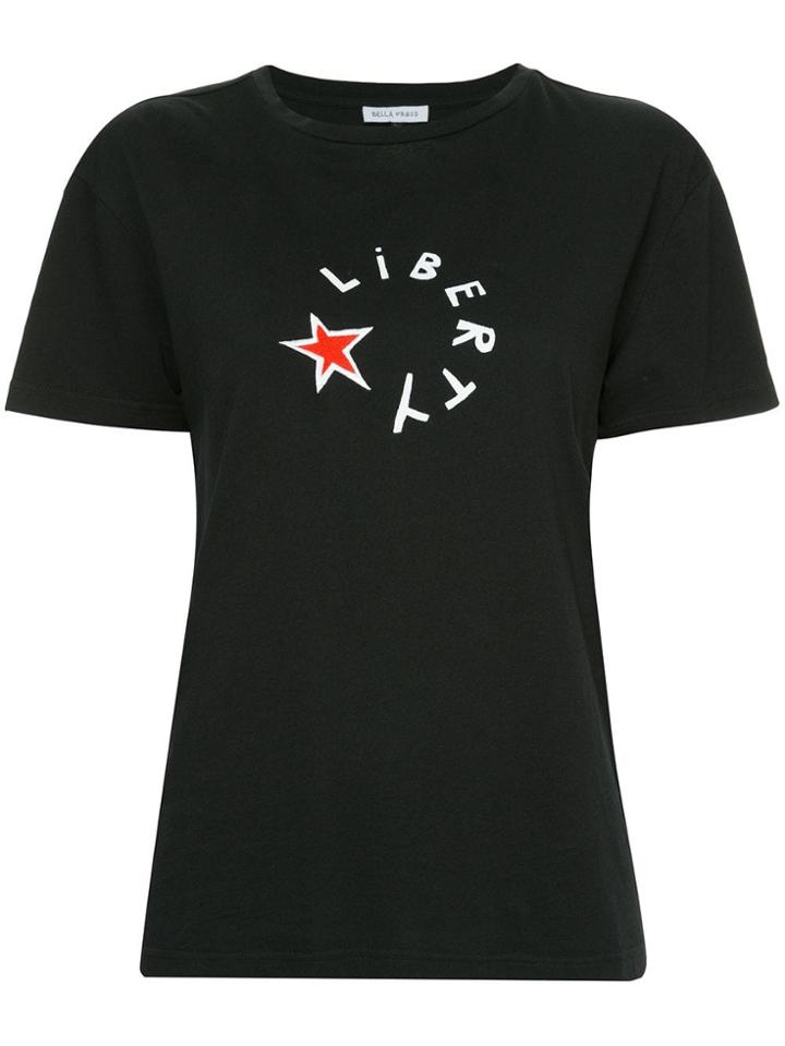 Bella Freud Liberty Star Printed T-shirt - Black