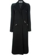 Christian Dior Vintage Leather Panel Coat, Women's, Size: 36, Black