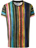 Balmain - Vertical Stripe T-shirt - Men - Cotton/linen/flax - L, Cotton/linen/flax