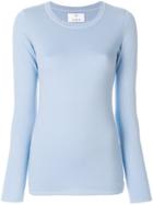 Allude Fitted Knit Top - Blue