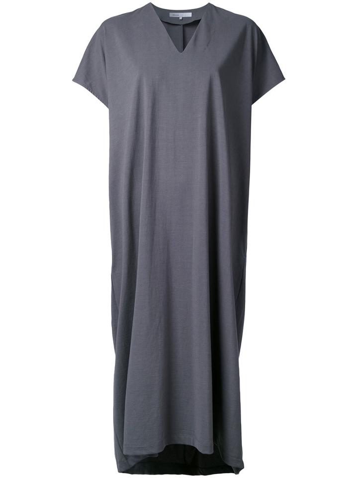 08sircus - V Neck Jersey Dress - Women - Cotton - 36, Grey, Cotton
