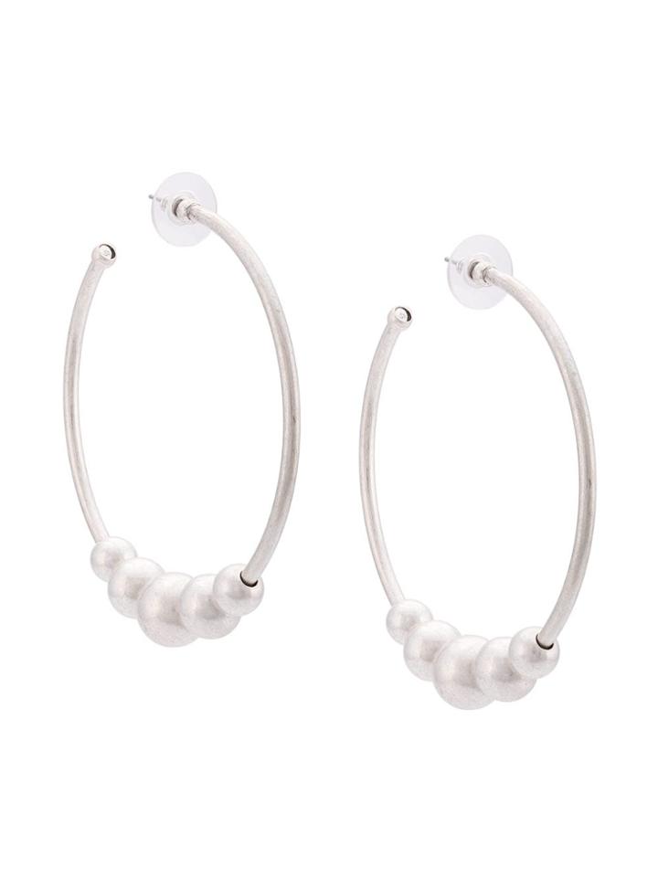 Dannijo Edna Large Earrings - Grey