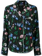 Markus Lupfer Floral Pyjama-style Top - Black