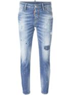 Dsquared2 Cool Guy Jeans, Women's, Size: 40, Blue, Cotton/spandex/elastane/polyester