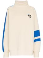 Ader Error Striped Oversized Sweatshirt - Nude & Neutrals