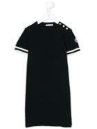 Moncler Kids - Short-sleeved Dress - Kids - Cotton - 8 Yrs, Blue