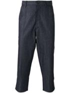 Comme Des Garçons Shirt Boys Cropped Trousers - Blue