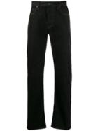 Emporio Armani High Rise Straight Leg Jeans - Black