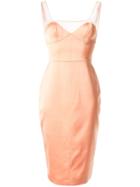 Manning Cartell Sweetheart-neck Dress - Orange