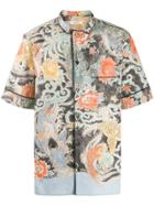 Valentino Water Garden Shirt - Grey