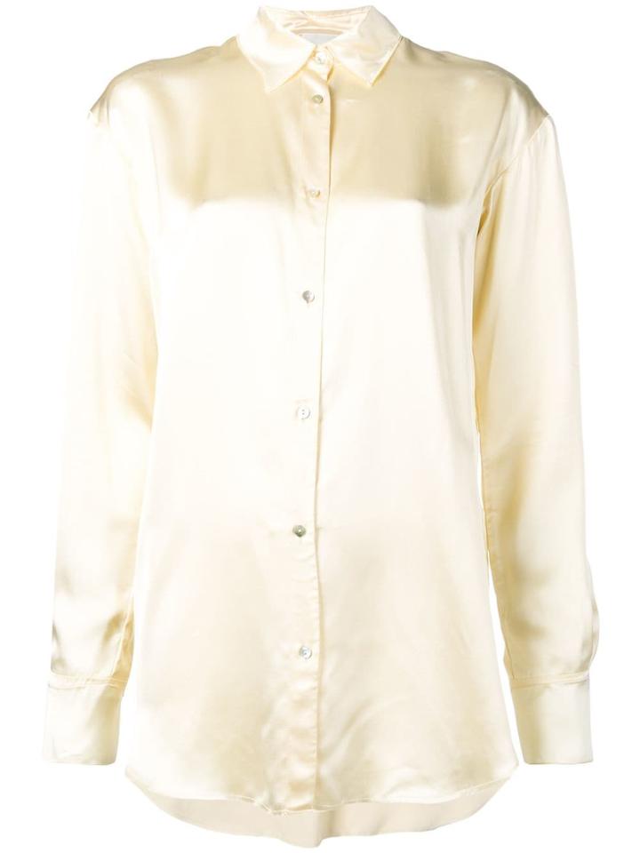 Forte Forte Classic Satin Shirt - Neutrals