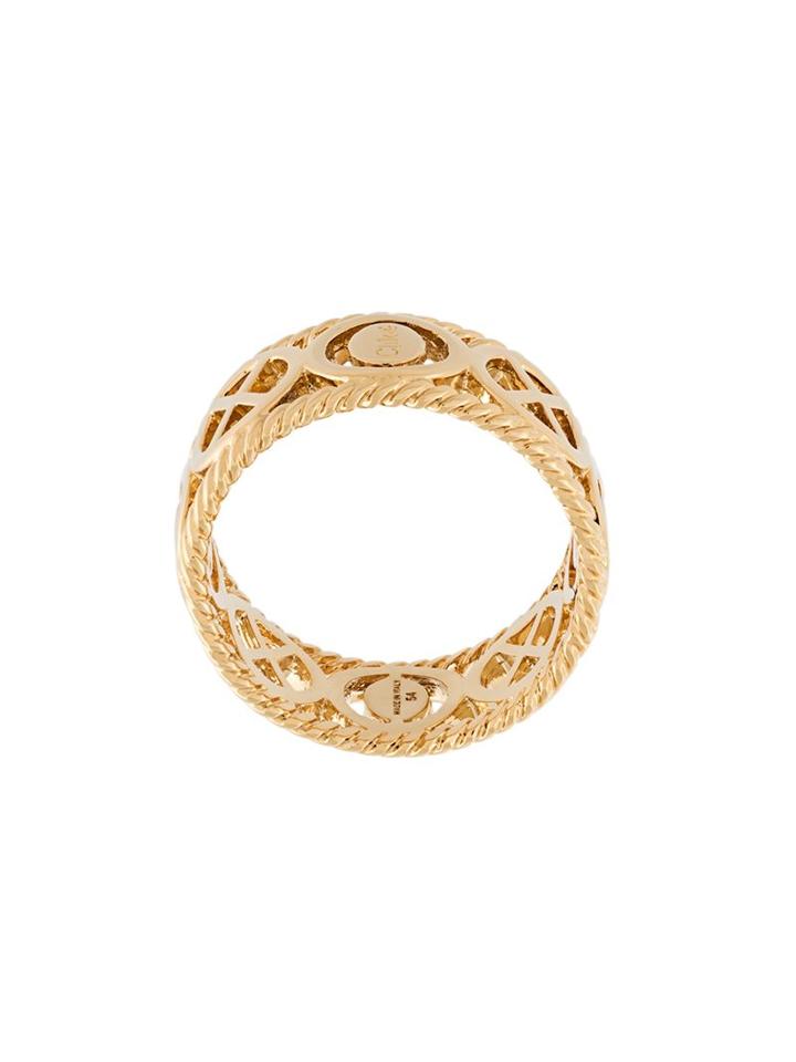 Chloé Xoxo Ring, Women's, Size: 54, Metallic