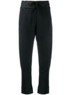 Ann Demeulemeester Drawstring Waist Trouserss - Black
