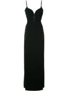 Mugler Long Stapled Gow - Black