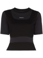Ambush Dual-tone Logo Print T-shirt - Grey