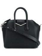Givenchy Mini Antigona Shoulder Bag, Women's, Black, Calf Leather/cotton