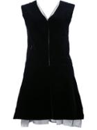 Derek Lam Peplum Sleeveless Blouse, Women's, Size: 46, Black, Cotton/spandex/elastane