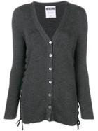 Moschino Side Lace Cardigan - Grey