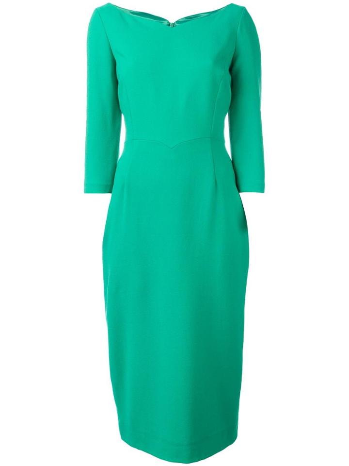 Goat 'drew' Pencil Dress - Green