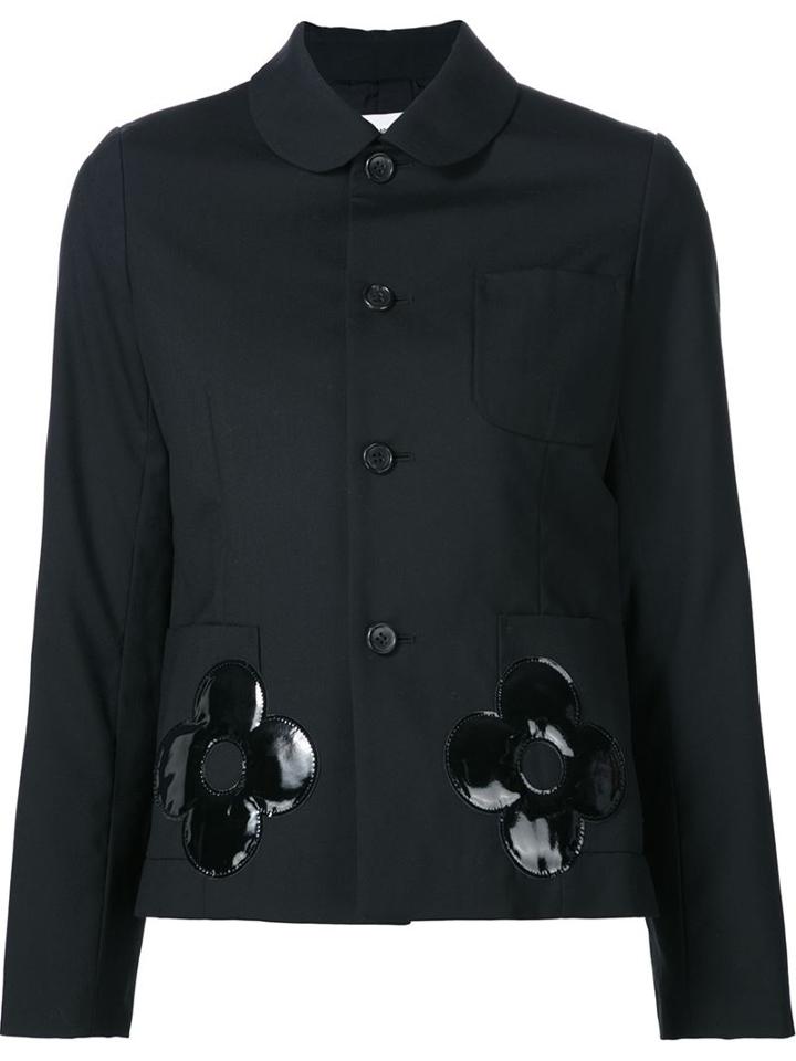 Comme Des Garçons Girl Floral Motif Blazer
