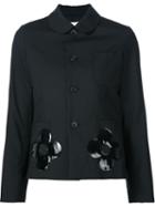Comme Des Garçons Girl Floral Motif Blazer