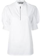 Sportmax Puffed-sleeve Blouse, Women's, Size: 42, White, Cotton